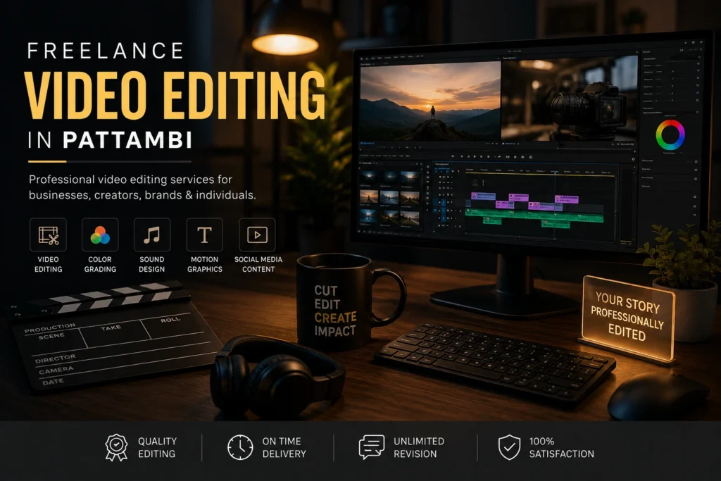 Freelance Video Editing in Pattambi